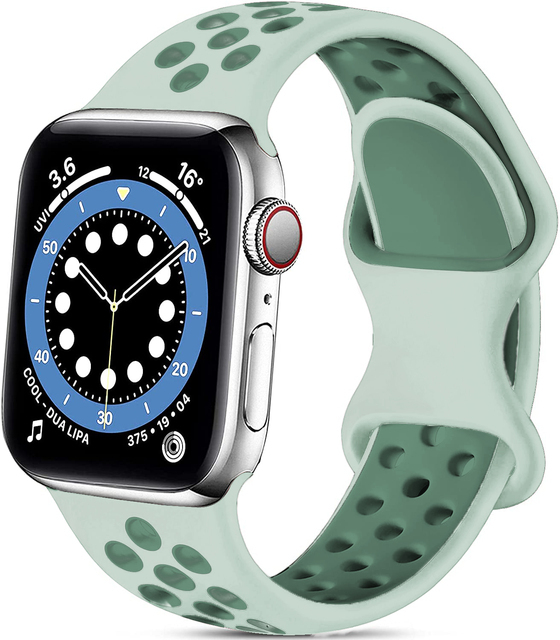 Strap For Apple Watch band 45mm 41mm 44mm 40mm 38mm 42mm Soft Breathable watchband bracelet iWatch 7 SE 6 5 4 3 2 band