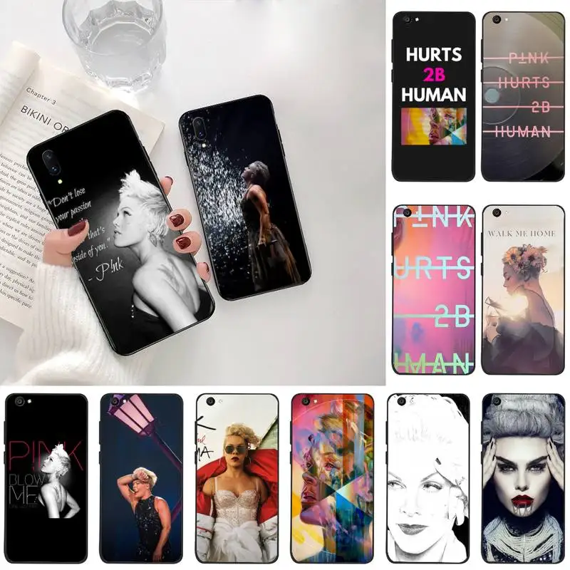 Пинк розовый болит 2b человека DIY Роскошный чехол для телефона Vivo Y91c Y17 Y51 Y67 Y55 Y93 Y81S