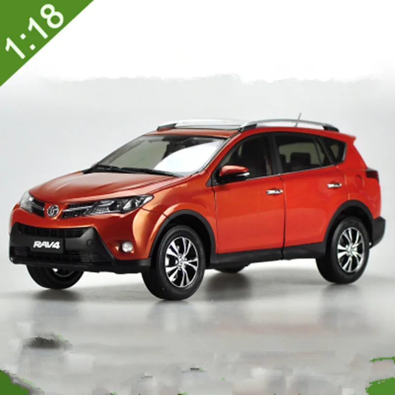 Оригинальная авторизованная фабричная 1:18 Модель автомобиля toyota RAV4, классические новые модели внедорожников RAV4 для подарка, коллекция