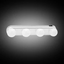 Светодиодный косметический зеркальный светильник s косметический светильник супер яркий 4 светодиодный лампы Портативный косметический зеркальный светильник с питанием от батареи