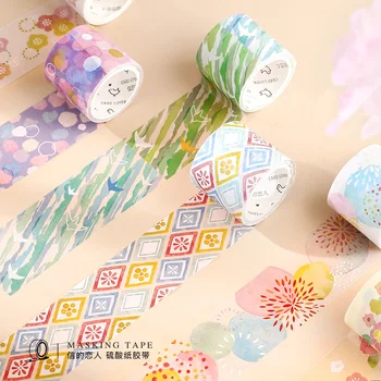 

Cute Kawaii Plants Flowers Japanese Washi Tape Diy Scrapbooking Sticker Label Masking Tape School Office Supply