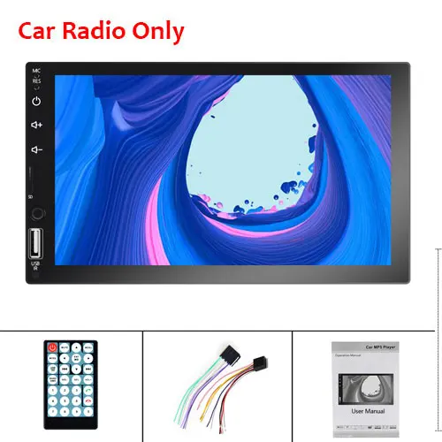 2 Din Car Radio Only Автомобильный мультимедийный плеер 2Din " автомобильный стерео радио D-Play Авторадио Mirrorlink Авто Аудио Bluetooth MP5 - Цвет: 2 Din Car Radio Only