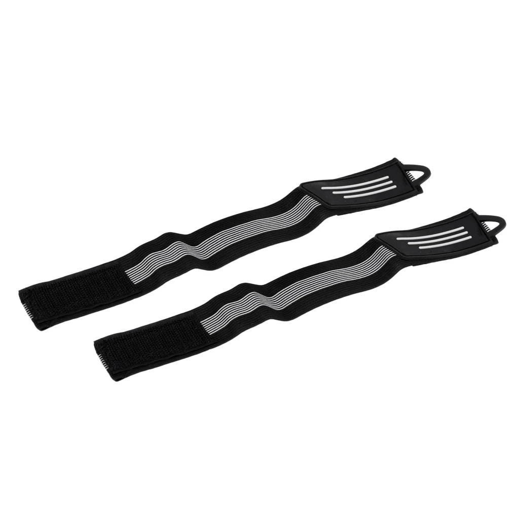2 Stretchy Cycling Ankle Strap Bike Leg Band Clip Wristband Accessories