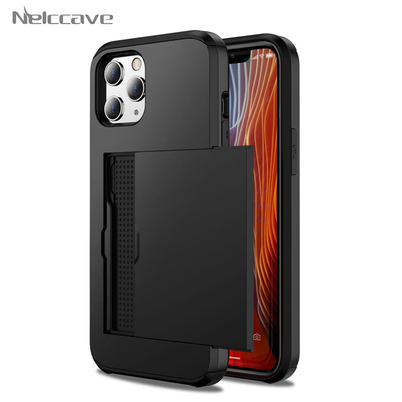 Чехол для iPhone 12 Mini 11 Pro XS Max X XR 8 7 6S Plus SE 2020 защитный чехол-кошелек с отделением карт