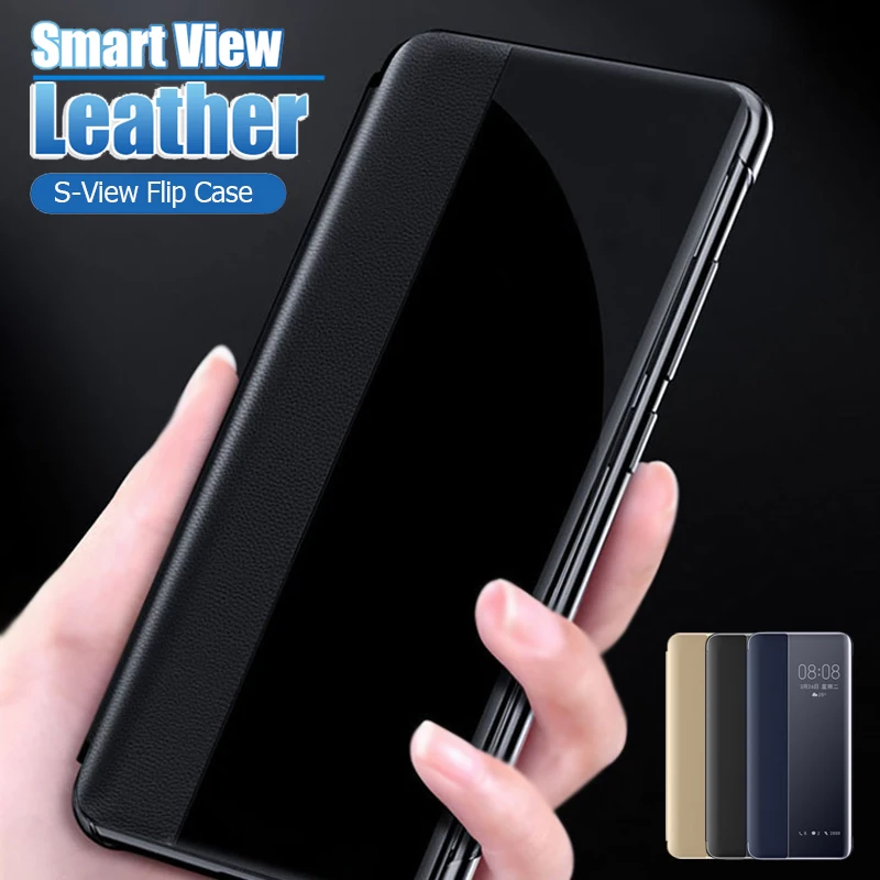 s 9 flip folio Case on For Samsung Galaxy s8 s9 plus cover 9s 8s s8plus s9plus 9splus window smart View touch luxury Phone funda | Мобильные