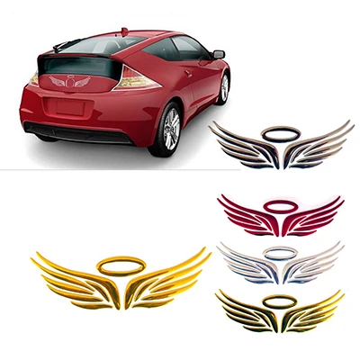 

3D Angel Fairy Wings Car Auto Truck Logo Emblem Badge Decal Sticker 3 Colors