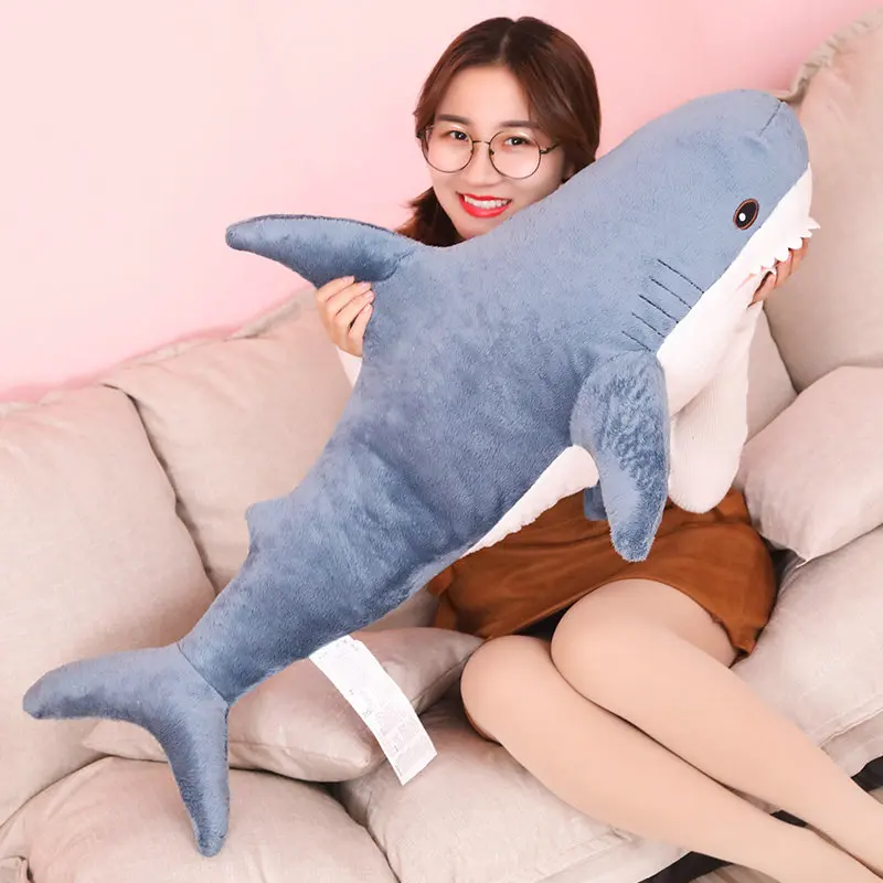 Soft Plush Shark Toy Pillow for Kids Birthday Gifts