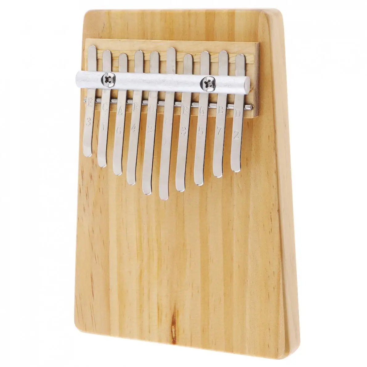 10 клавиш Kalimba твердой древесины большой палец пианино Mbira мини клавиатура инструмент с тон стикер большой палец пианино
