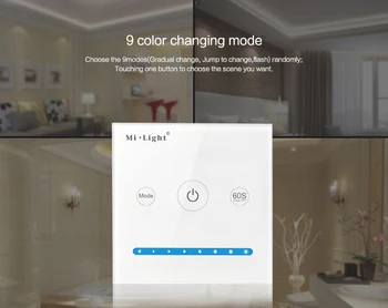 

P1 Led Controller Touch Switch Panel Adjust Brightness Led Dimmer Controller for Led Strip Tape, Panel Light DC12V-24V