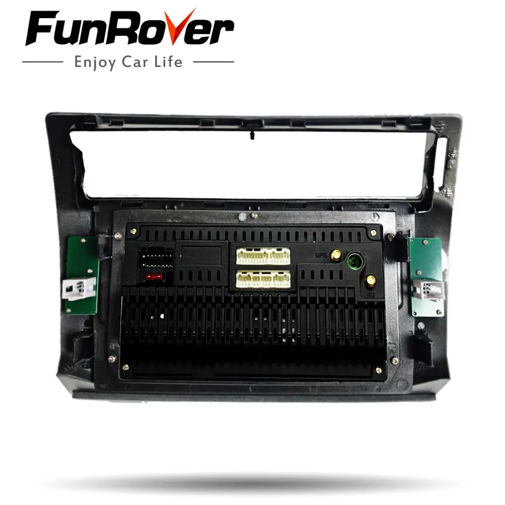 Discount Funrover Android 9.0 2Din 2.5D+IPS Car radio gps for Citroen C4 C-Triomphe C-Quatre 2004-2009 Quadcore car dvd multimedia player 5