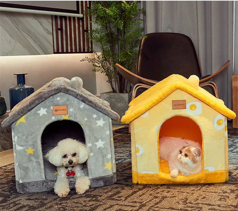 Foldable Pet House Bed Image