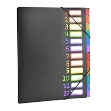 A4-12 страница цветная Информация книга студенческие бумаги классификация папка PP папка Кастомизация-1