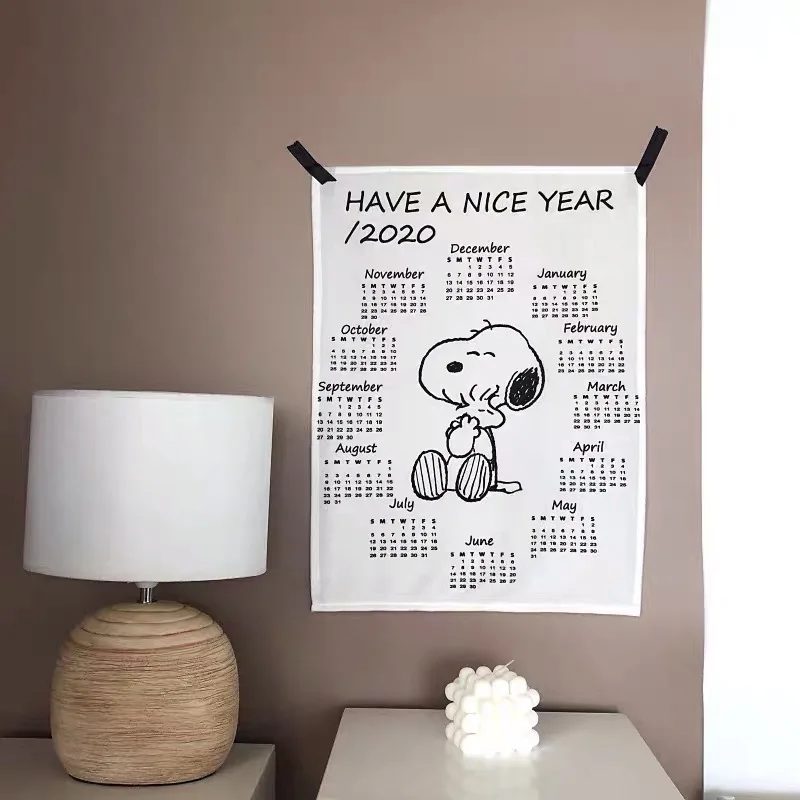 2 Peanuts Rogue календарь с собаками ткань календарь коллекция коробка календарь открытка клип набор стол настенный календарь Рождественский подарок на каждый день - Цвет: 2