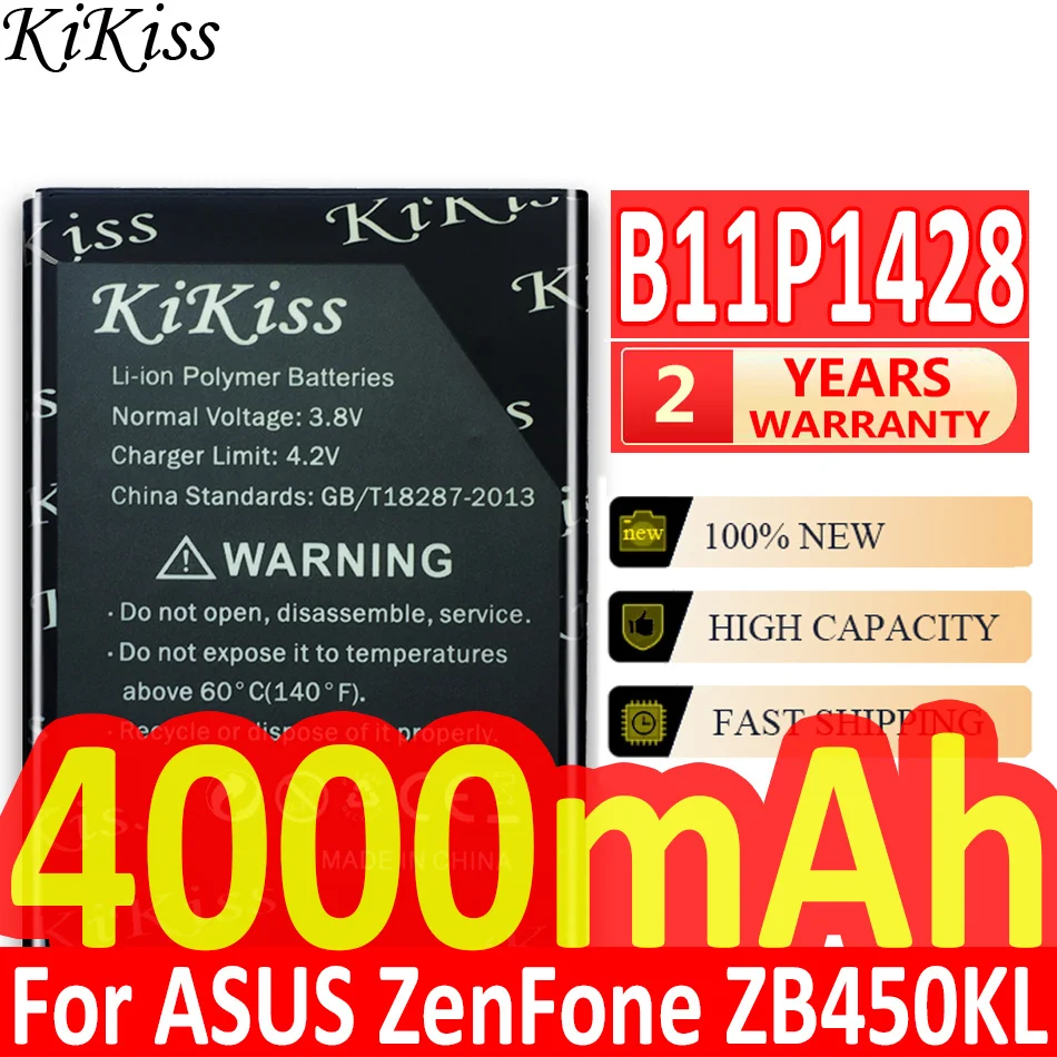 B11P1428 4000 мА/ч мобильный телефон Replacemeny батарея для ноутбука ASUS ZenFone ZB450KL батареи X009DB