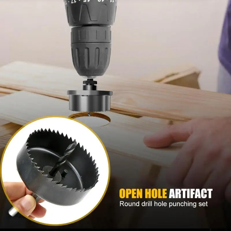 

Durable Opening Saw Disks Multi-function DIY Wood Hole Saw Kit Drill Bit Set for PVC / Wood / Gypsum Board Drilling Tool