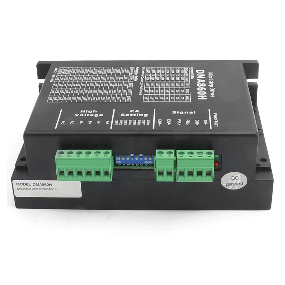 DMA860H драйвер шагового двигателя 2 фазный микрошагового DSP для Nema 34 42 5 4 |Драйвер
