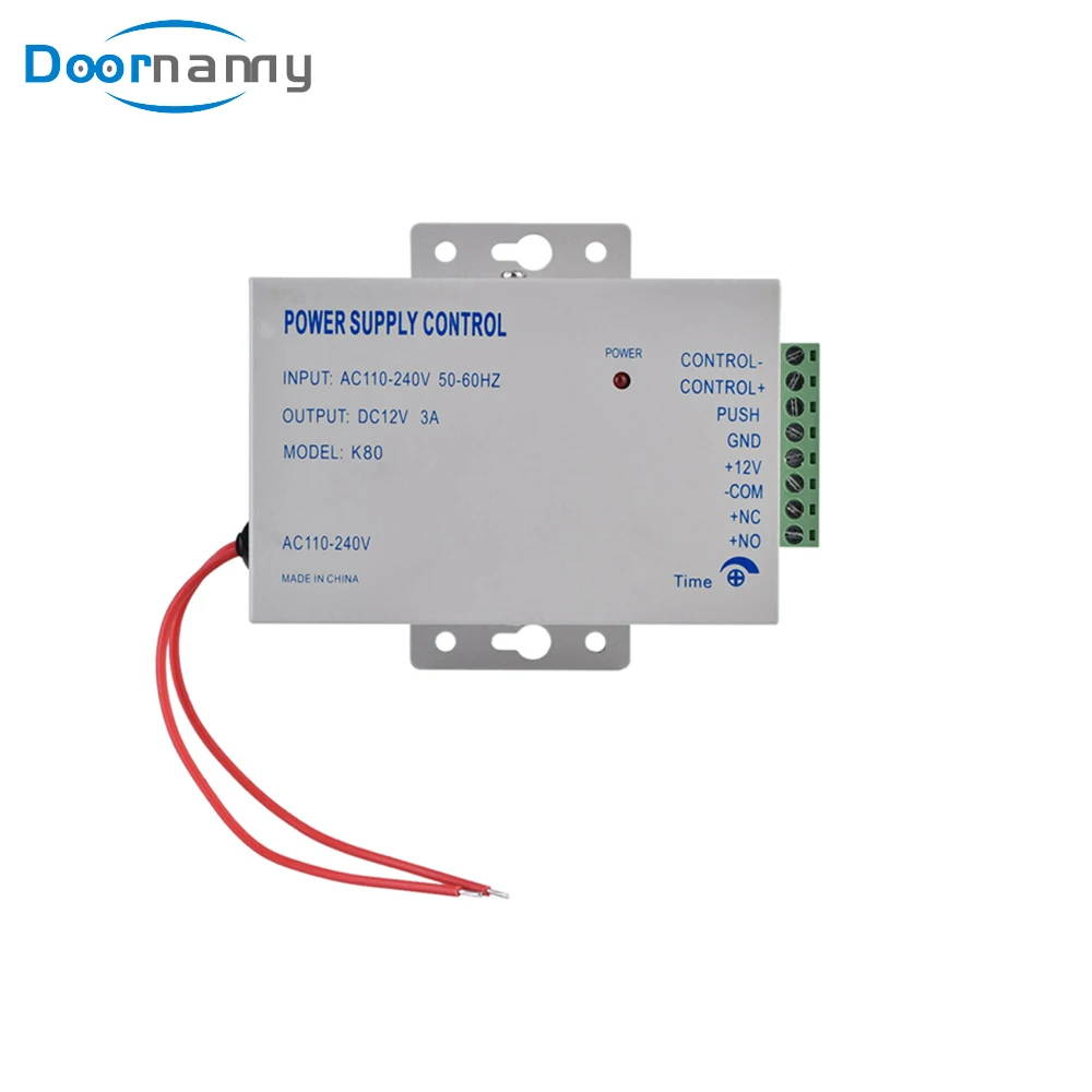 

Doornanny Door Access System Electric Power Supply Control DC 12V 3A Miniature Power/Electric Lock Power/Access Control System