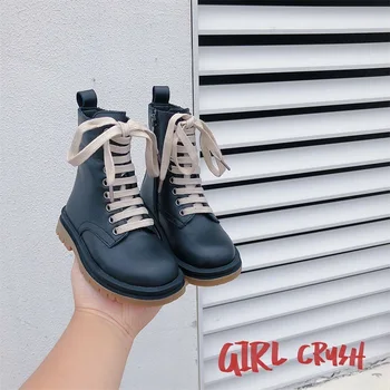 

Leather children's Martin boots British style fall 2020 new girls' boots single boots leather boys' short boots