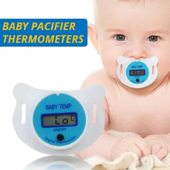 

Infants Baby Practical Clack Digital Temperature Pacifier LCD Nipple Kitchen Thermometer Mouth Alarm Gadgets New
