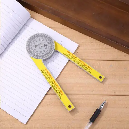 Торцовочная пила транспортир Выгравированный циферблат шкала угол сильный портативный инструмент для наружного- M25