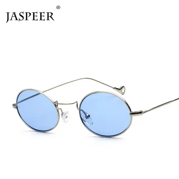 

JASPEER Punk Oval Sunglasses Men Women Steampunk Brand Designer Sunglasses Vintage Fashion Eyewear UV400