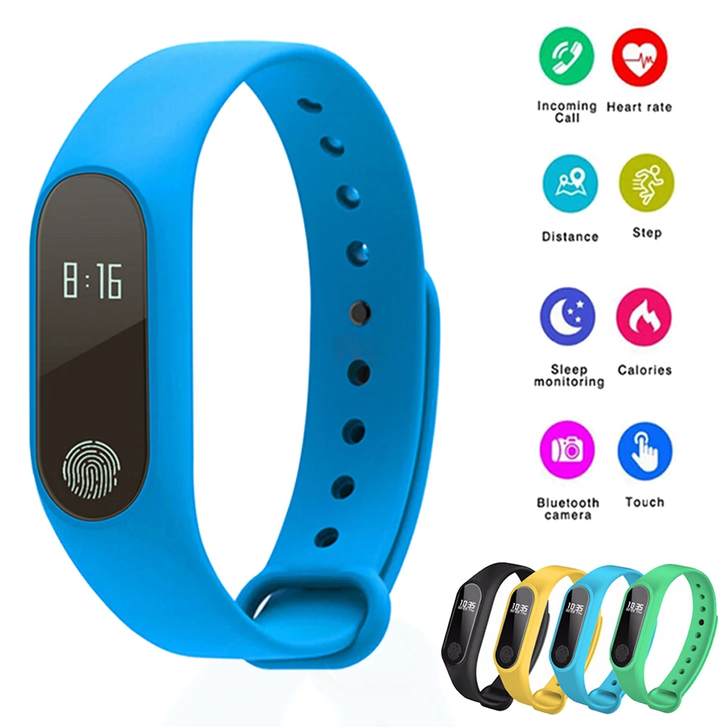 

M2 Smart Band Watch Heart Rate Blood Pressure Sleep Quality Monitor Fitness Tracker Pedometer Smartband Wristband Bracelet 2019