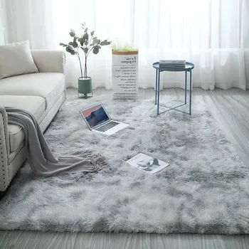 

Kids Room Colors Carpets Tie Dyeing Plush Soft Carpets For Bedroom Living Room Anti-slip Floor Mats Carpet Rugs