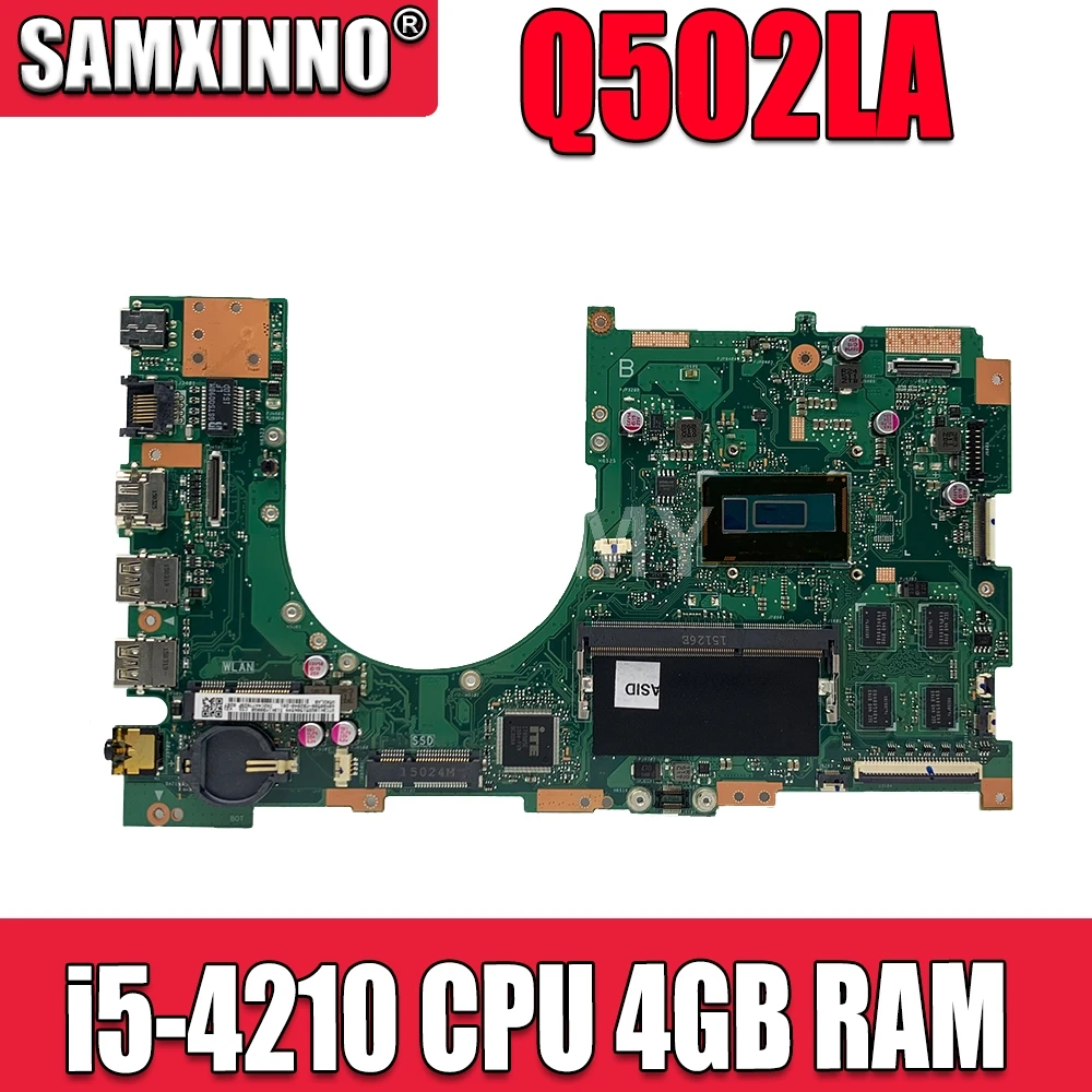 Q502LA материнская плата для ноутбука i5-4210 процессор 4 Гб RAM REV: 2 0 For Asus Q502 Q502L тестовая