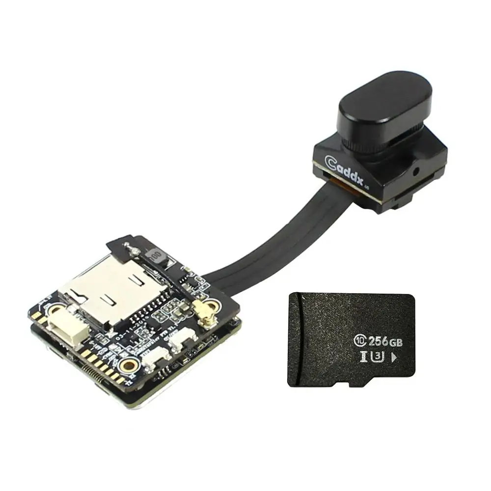 Caddx Tarsier 4K 1200TVL двойной объектив Супер WDR WiFi FPV камера HD Запись DVR Аудио OSD 256GB ND фильтр для Cinewhoop RC Дрон - Цвет: Black Tarsier 256GB