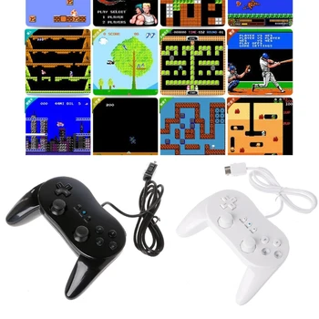 

Classic Wired Game Controller Gaming Remote Pro Gamepad Control For Wii