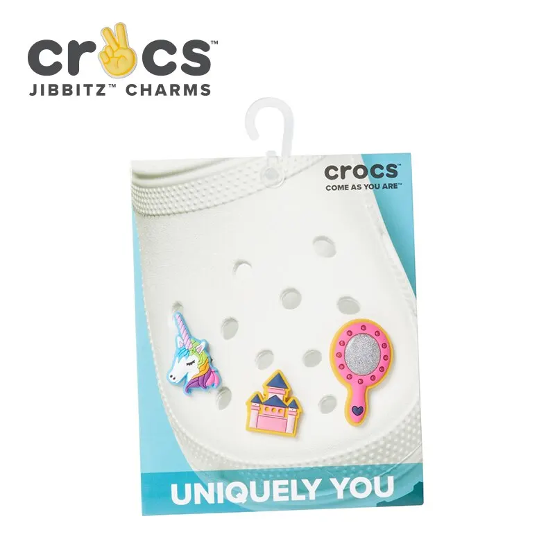 Crocs Jibbitz fairy tale 3 Pack jibits for clogs crocs decoration shoe accessories clips charms crocse croc jibz icons | Обувь