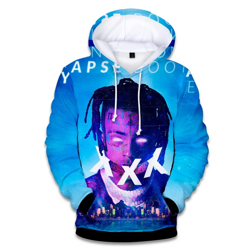 I Xxxtentacion толстовки стильные мужские брендовые модные толстовки образец 3D принт осенние пуловеры с длинными рукавами в стиле хип-хоп Большие размеры - Цвет: I
