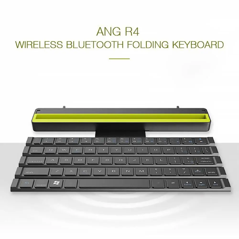 64 Keys Reel Mini Foldable Keyboard Foldable Wireless Keyboard For