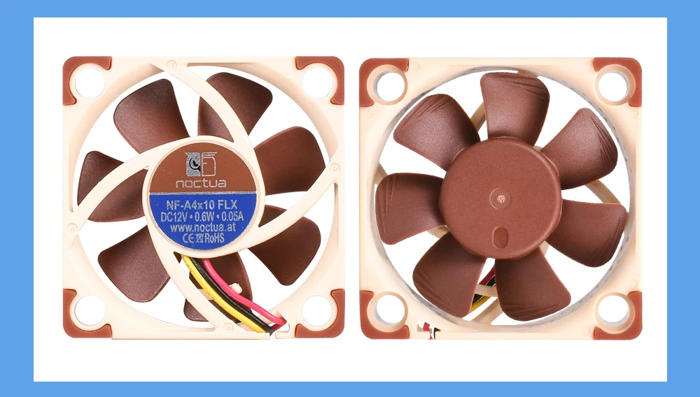 GmFive Noctua NF-A4x10 FLX Вентилятор охлаждения 40 мм 40X40X10 4500 об/мин 17,9 дБ(А) кулер вентилятор Радиатор бесшумный для Ender 3 части 3d принтера