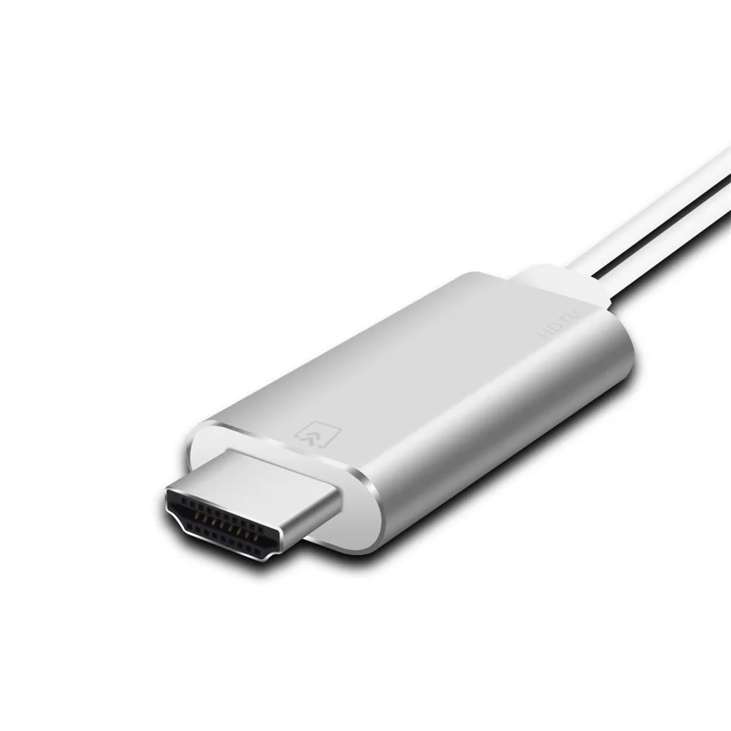 1х HDMI кабель для USB в HDMI адаптер конвертер av-кабель HD ТВ телефон для Iphone и планшетов для iPad или любого телефона Android