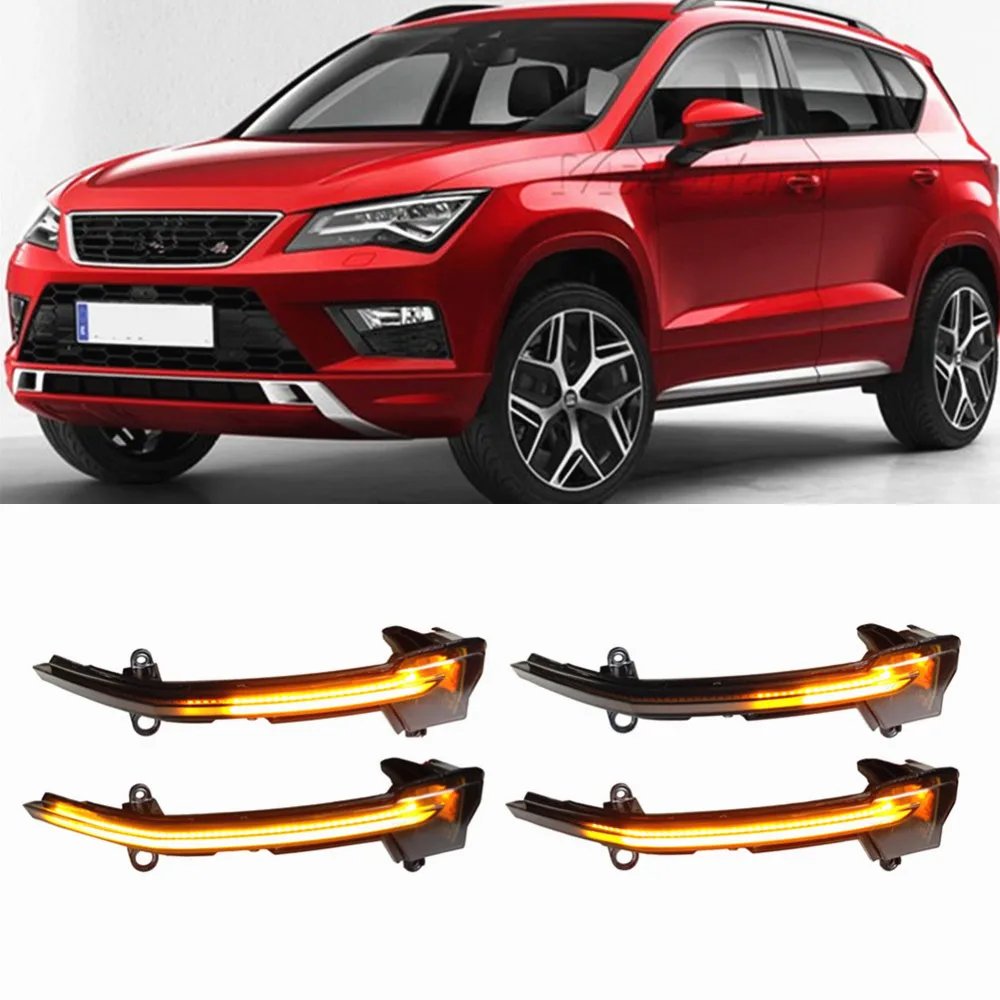 ¼ Ateca Cupra 5D 2016 2017 2018-2021 FR Xcellence ̳ LED Ŀ  ȸ ǥ  ׼ 2PCS