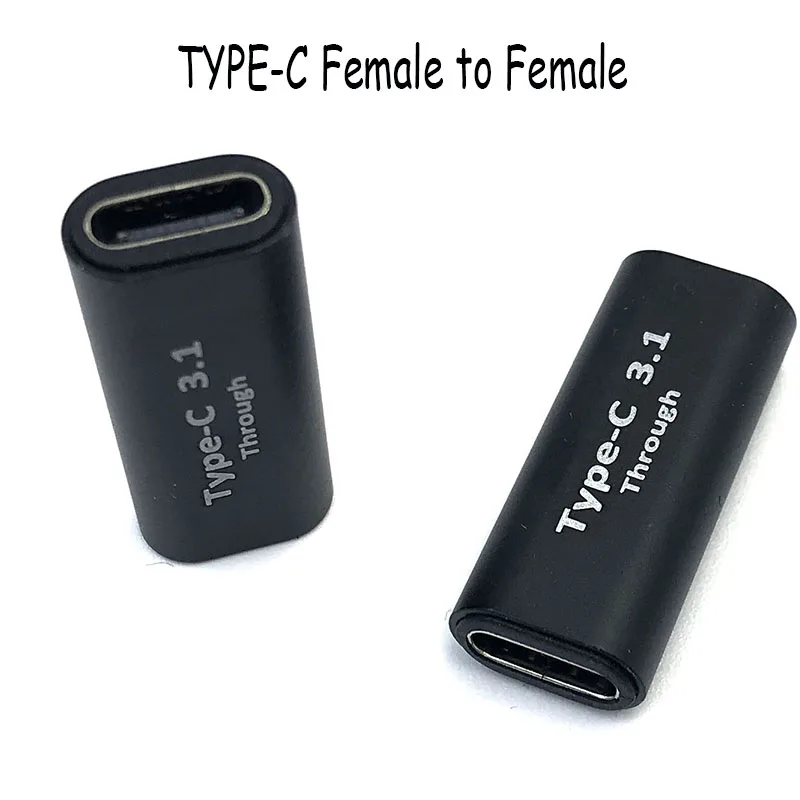 Portable USB Type-C Female to Female Adapter - Charge, Data Sync, and Extension Cable for Phone and Tablet Description Image.This Product Can Be Found With The Tag Names Computer Cables Connecting, Computer Peripherals, PC Hardware Cables Adapters, Usb type c adapter