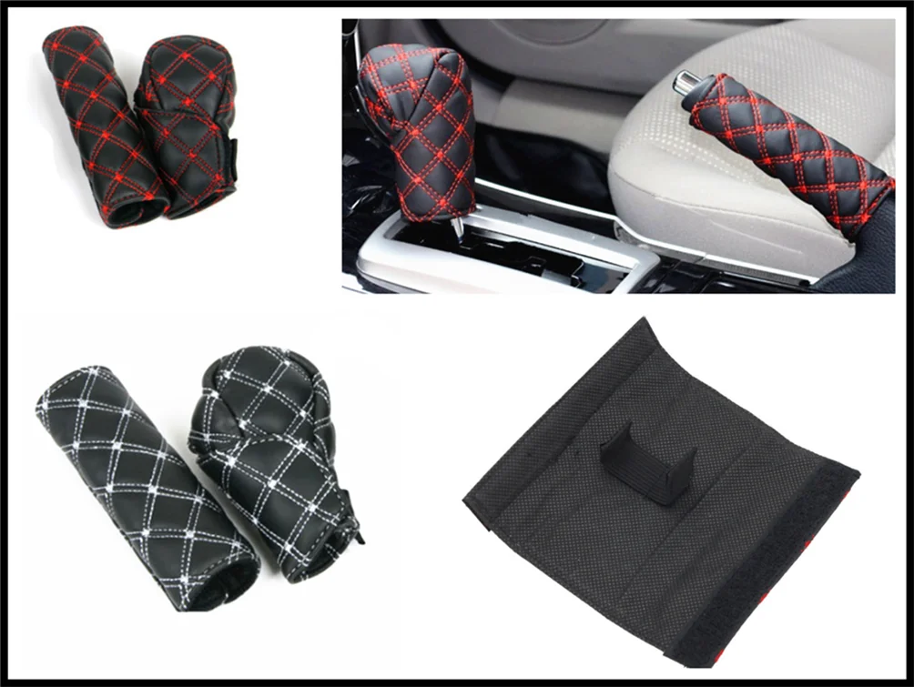 Auto parts hand brake shift knob cover box car shape for Toyota VIOS LAND CRUISER PRADO COASTER highlander