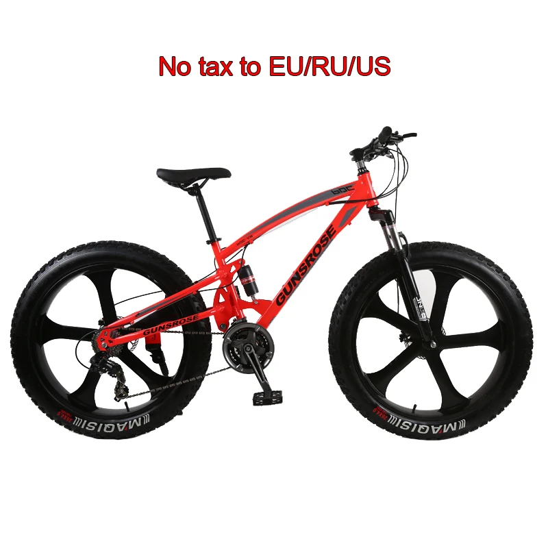 26 дюймов толстый велосипед 5 ножей колесо толстая шина снег пляж горный