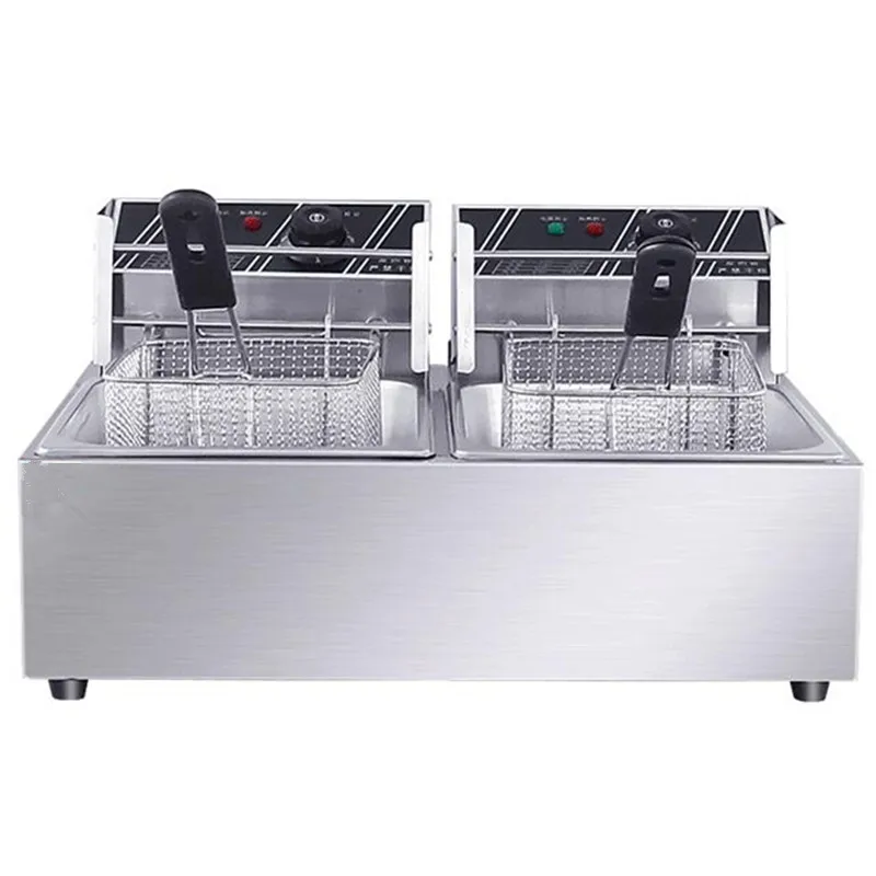 110V/220V Electric Deep Fryer Multifunction Frying Machine Smokeless Fried Fish Fat Fryer Grill Fried Chicken Dough Sticks 2