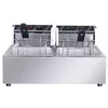 110V/220V Electric Deep Fryer Multifunction Frying Machine Smokeless Fried Fish Fat Fryer Grill Fried Chicken Dough Sticks 2