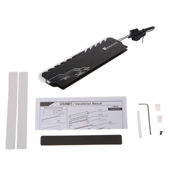 

2020 New Aluminum Heatsink Cooler RGB 265 Light Radiator Desktop Memory Cooling Vest