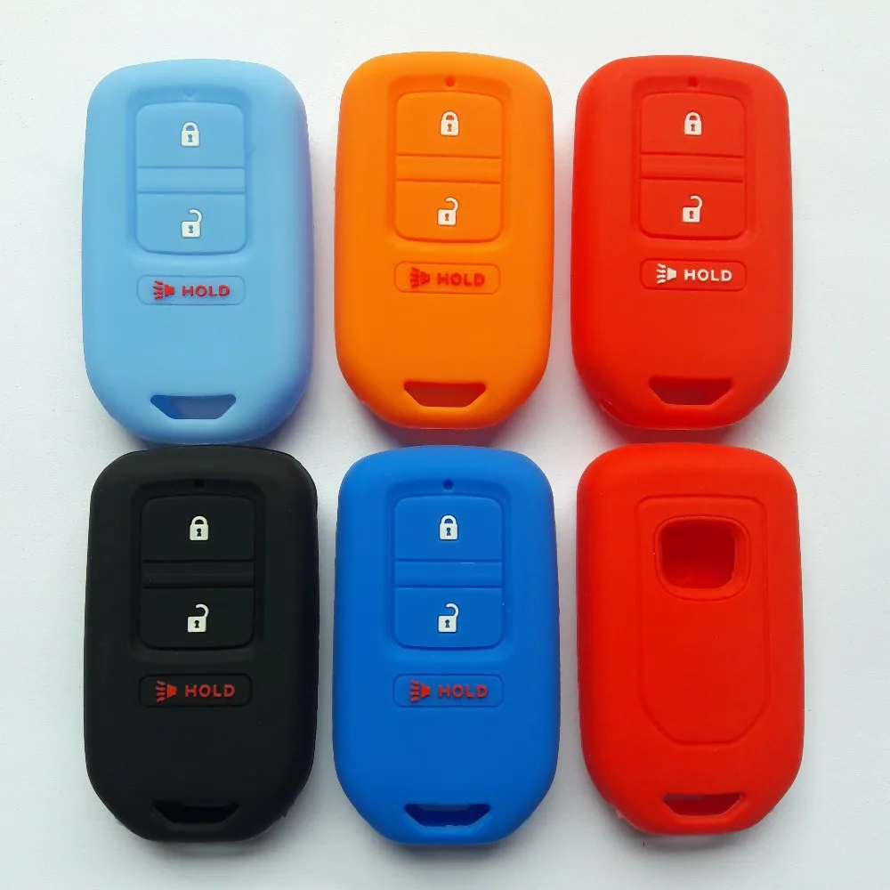 30pcs/lot For Honda Accord Crosstour Fit Key Fob Silicone Rubber Remote Cover 3 Button Car 2015-2017 | Автомобили и мотоциклы