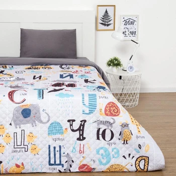 

Bedspread "Ethel" 1,5 joint venture Alphabet, 145 * 210 cm, microfiber 5084818