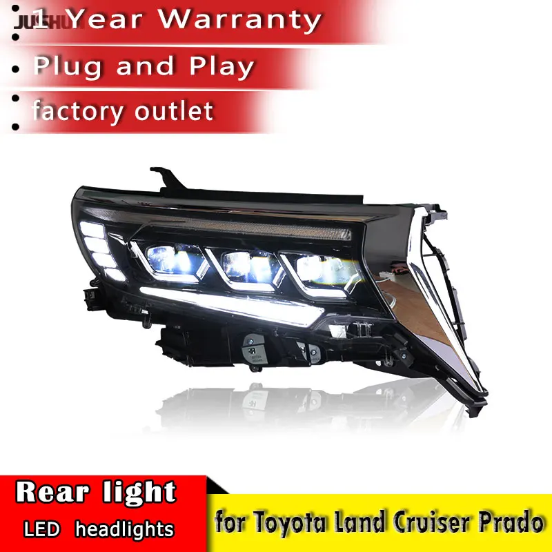 Auto Styling Voor Toyota Land Cruiser Prado 2018 Koplampen Prado Led Koplamp Drl Led Auto Accessoires Auto Styling Voor Toyota Land Cruiser Prado 2018 Koplampen Prado Led Koplamp Drl Led Auto Accessoires