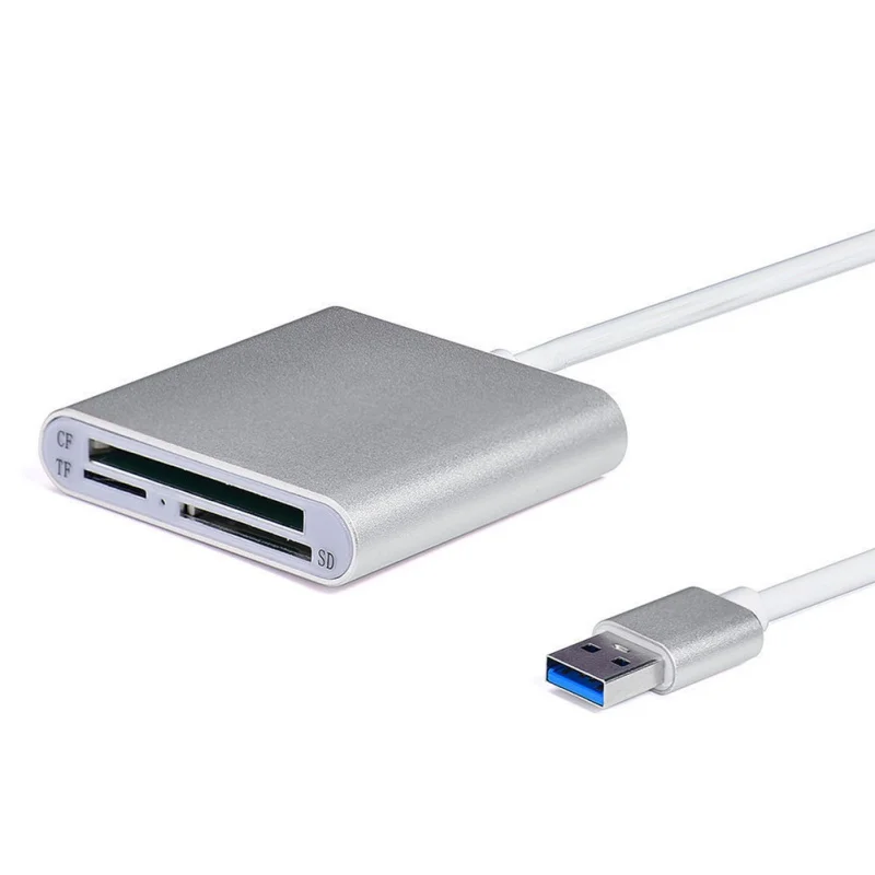Все в одном USB 3,0 кард-ридер USB для CF/SD/Micro SD карты памяти адаптер для ПК ноутбука
