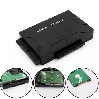 

SATA To USB IDE Adapter Hard Disk Adapter USB 3.0 2.5 3.5 IDE SATA Universal Converter with Power Switch 5 Gbps for Data Back Up