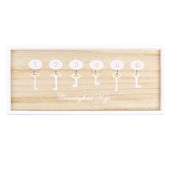 

1PC Creative Coat Hook Multi-use Key Hooks 6 Slots Clothes Hook Door Back Hook Wall Hanging Hook