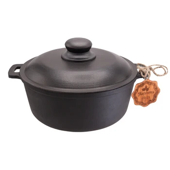 

Pan cast iron cast т403с2 Volume 5 L with aluminum lid