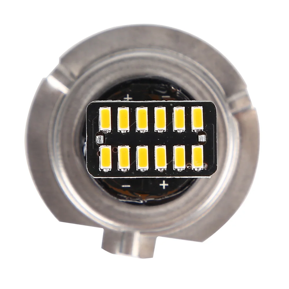 2 шт. H7 светодиодный 3030SMD 3200LM противотуманный светильник, лампы для вождения автомобиля DRL 3000K 12V желтый* Номинальный Тип чипа: 84 шт. 3014SMD